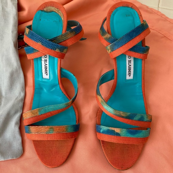 Manolo Blahnik strappy sandals - Picture 4 of 5